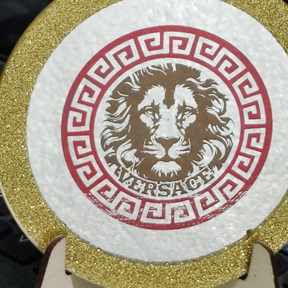 Versace Gold Laser Engraved Mirror Personalized